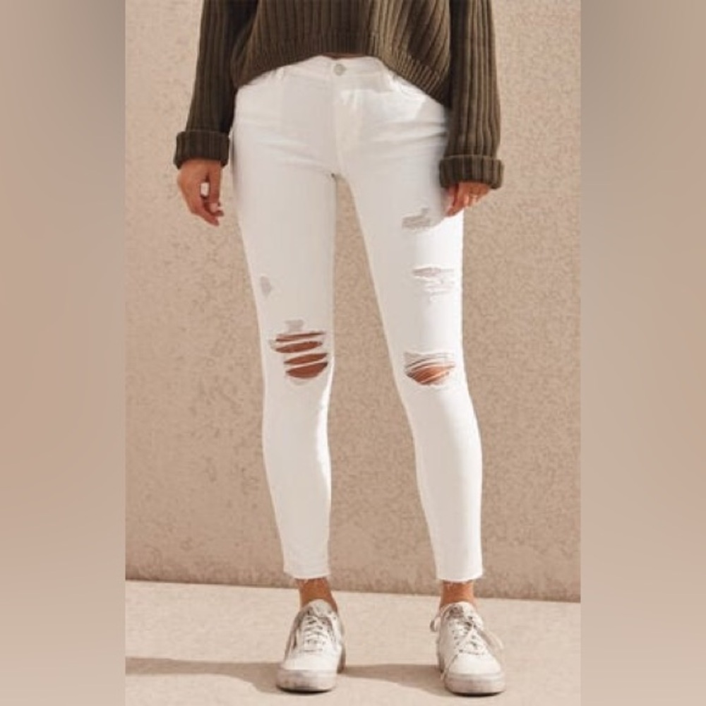 PacSun Italic White Perfect Fit Jeggings